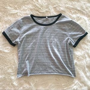 ROMWE striped tee